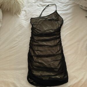 Lucy in the sky one shoulder dress